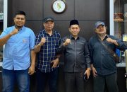 Ketua DPRD Kota Pekanbaru, M. Isa Lahamid Menerima Kunjungan Ketua FPR Rahmat Handayani dan Eed Azhar dari FPB